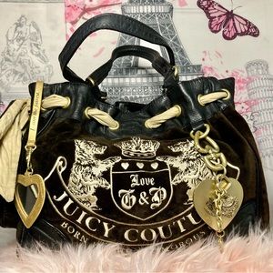 Juicy Couture Dark Brown Scottie Dog Daydreamer